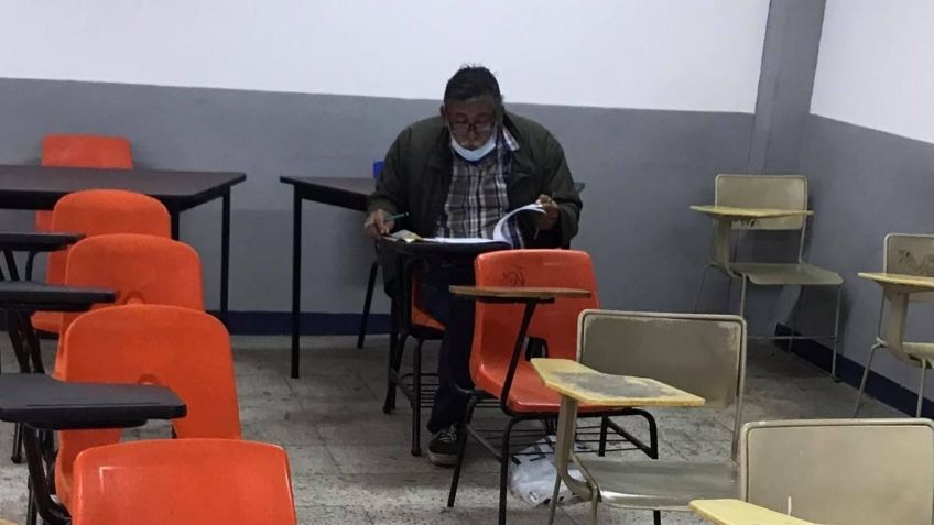 ¡Lección de vida! Abuelito presenta examen de admisión para cumplir su sueño de ser un "gran abogado"