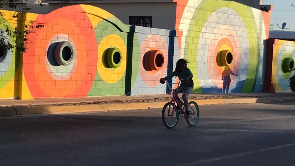 COLORIDO. La participación ciudadana busca fomentar la construcción de la paz en esta parte de la frontera norte de México. Foto: Jesús Acosta/Especial