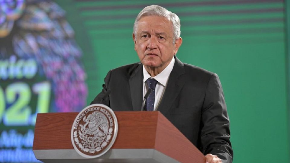 El presidente López Obrador en la Conferencia Mañanera de Palacio Nacional 
FOTO: Guillermo O´Gam