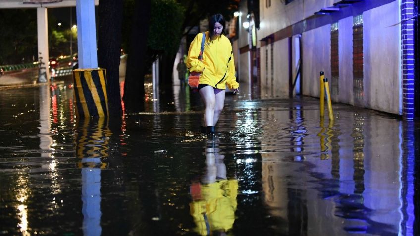 Clima en México: CDMX y Edomex tendrán lluvias fuertes, granizadas y tormenta eléctrica