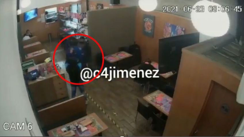 VIDEO: Asaltan a punta de pistola restaurante en Calzada Las Águilas; piden identificar a ladrones