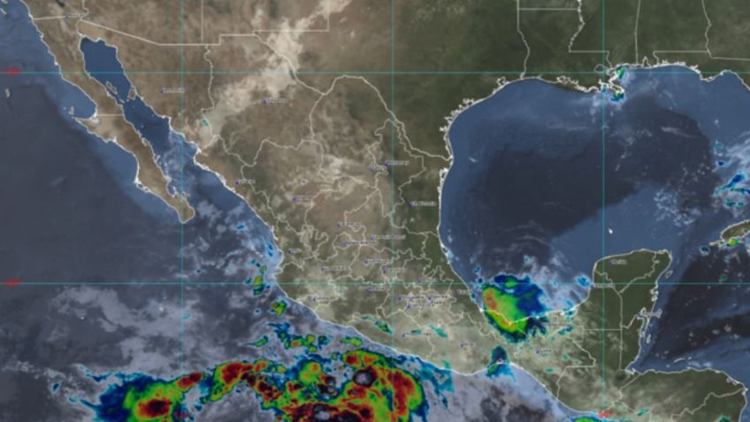 Tormenta Enrique causará fuertes lluvias en estos estados; sigue EN VIVO su trayectoria