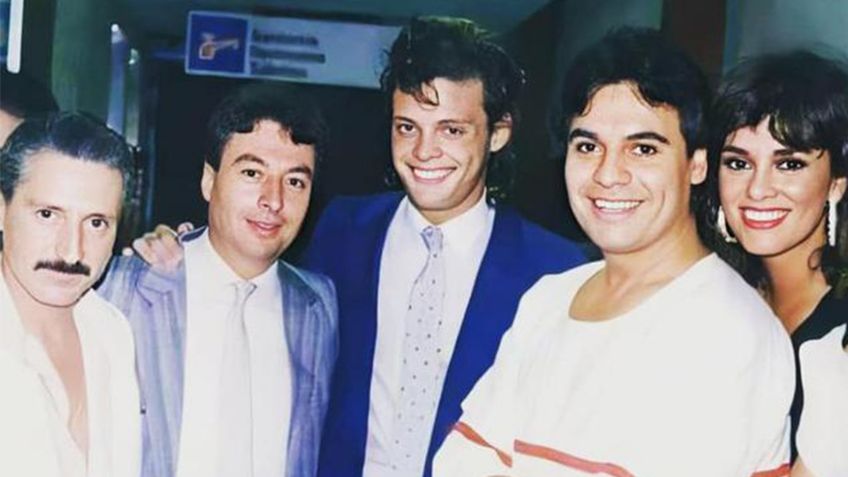 Revelan conmovedora FOTO que une a tres grandes de la música: Luis Miguel, Juan Gabriel y Lucía de Méndez, ¿los reconoces?