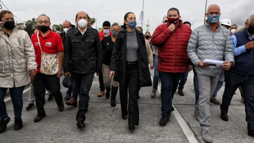 Claudia Sheinbaum inaugura puente vehicular para la incorporación de Viaducto Río a Zaragoza