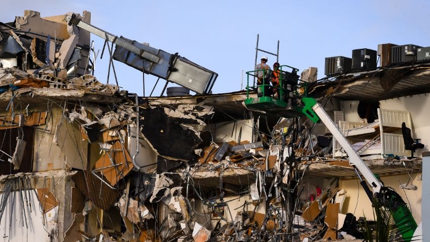 Se eleva a 9 el número de víctimas por colapso de edificio en Miami; hay más de 150 desaparecidos