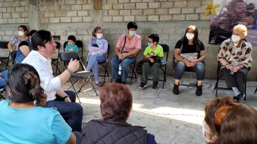 Inicia el “Güero”Quijano recorridos para conformar su plan de trabajo en Magdalena Contreras