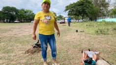 Veracruz: Familia rascan fosas por su esposo