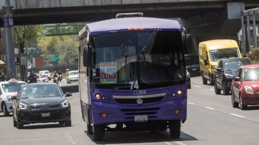 Implementan operativo de seguridad en transporte público de Tlalpan