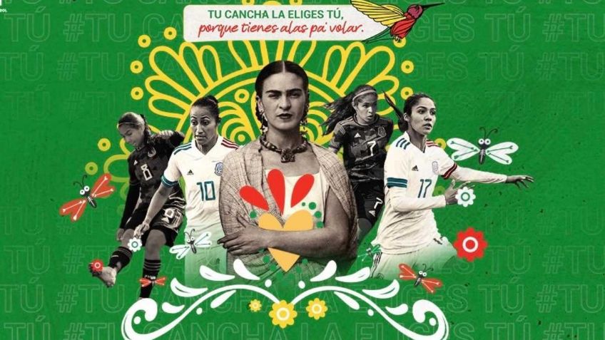 Frida Kahlo se convierte en el símbolo de la Selección Mexicana Femenil