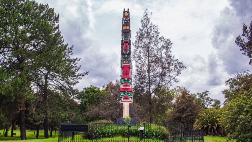 Conoce la historia del tótem canadiense del Bosque de Chapultepec