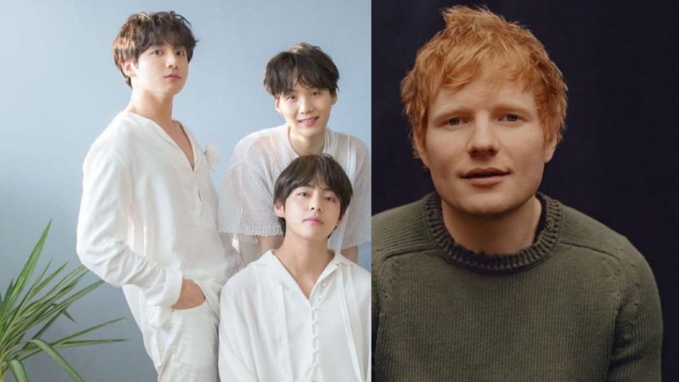 BTS y Ed Sheeran colaboran juntos Foto: Especial