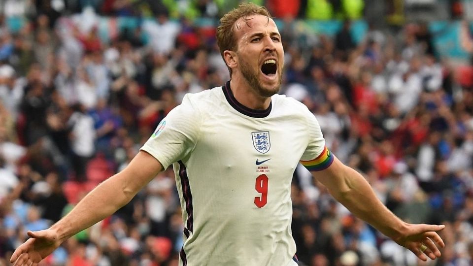 Harry Kane anotó un gol en la victoria de Inglaterra sobre Alemania. Foto: AFP