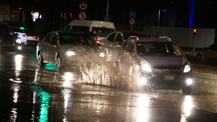 Reporte vial: Lluvia causa encharcamientos y caos en CDMX, alternativas viales