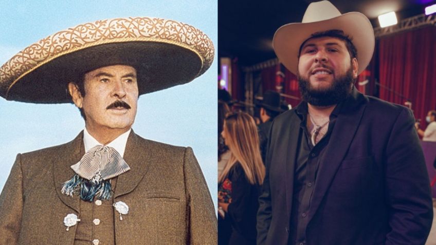 Pepe Aguilar regaló traje de charro de Antonio Aguilar a famoso cantante de banda