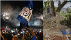 Fan del Cruz Azul recibe noticia de campeonato en la tumba y la imagen se vuelve viral