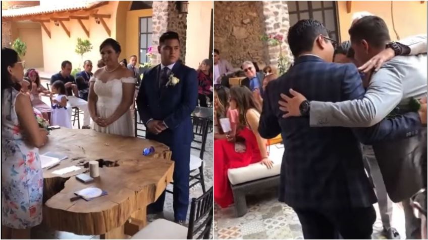 VIDEO VIRAL: Novio pregunta a sus amigos para dar el sí en su boda y las redes enloquecen