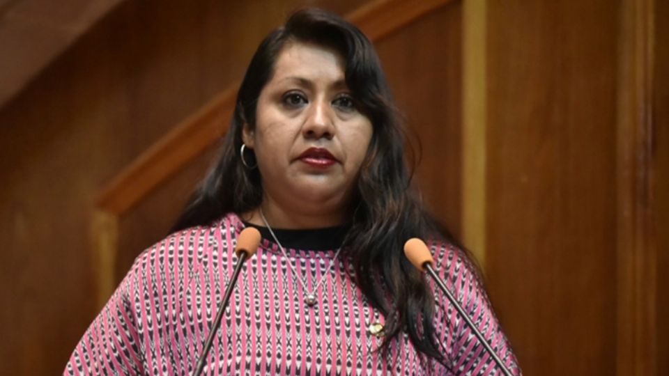 Xóchitl Flores, ganadora de las elecciones para presidenta municipal de Chimalhuacán. Foto: @Legismex