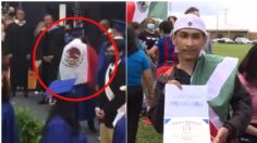 Alumno que no recibió diploma por portar bandera de México ya tiene su título en EU