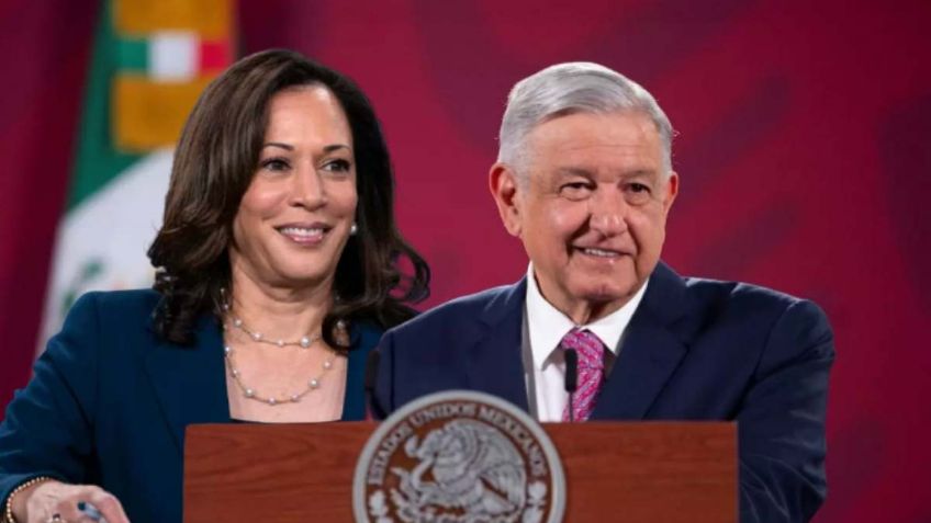 AMLO y Kamala Harris acuerdan crear grupo contra el tráfico de personas