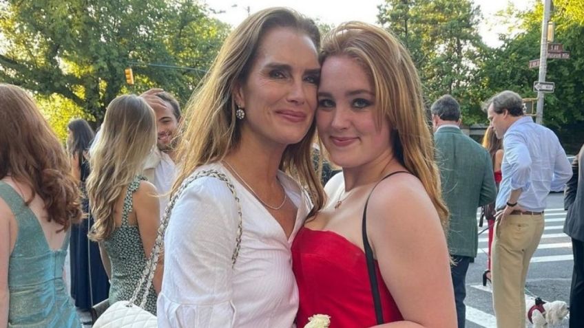 Hija de Brooke Shields se luce en redes con vestido de alfombra roja de su madre