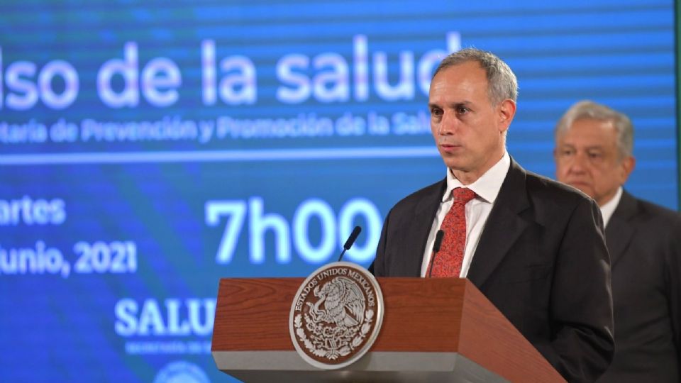 López-Gatell habló sobre la reducción de la pandemia por Covid-19 en México 
FOTO: Daniel Ojeda