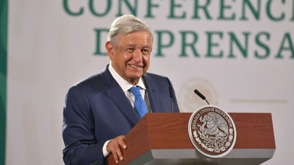 López Obrador dijo que las vacunas donadas por Estados Unidos serán utilizadas en la Frontera norte 
FOTO: Daniel Ojeda