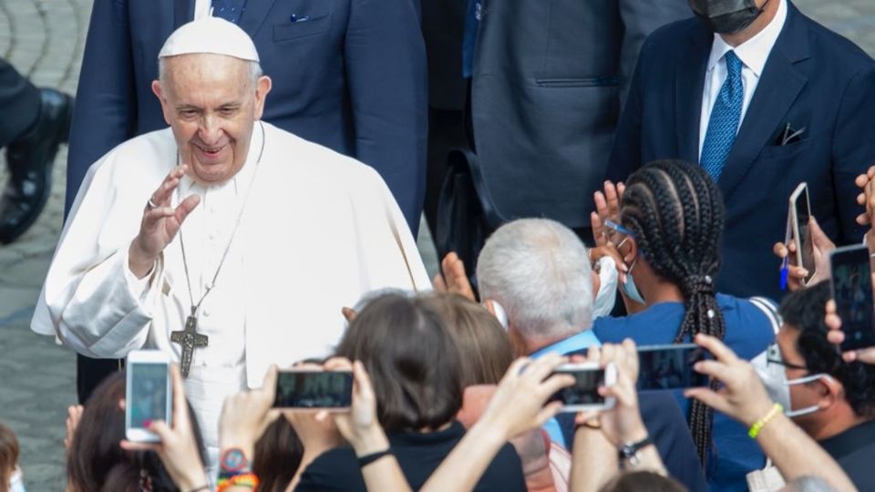 El papa Francisco celebró esta mañana la Audiencia General con la penúltima catequesis. Foto: Pablo Esparza