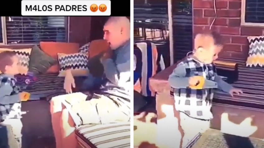 Papá juega broma pesada a su bebé y su reacción se vuelve viral: VIDEO