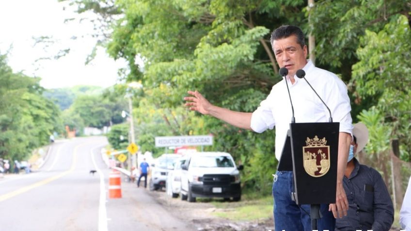 Rutilio Escandón inaugura la primera etapa de la ampliación carretera La Angostura-Pujiltic