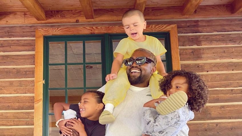 ¿Qué está haciendo Kanye West en Oaxaca? Hay fotos del rapero con sus hijos en el aeropuerto