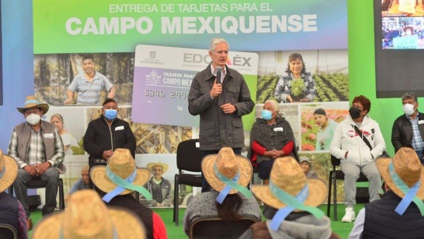 Brindan apoyo al campo con tarjetas en el Edomex