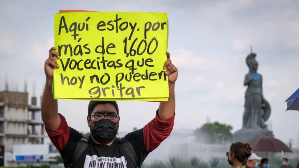 Ayer, más de 500 personas se manifestaron en Guadalajara. Foto: Especial