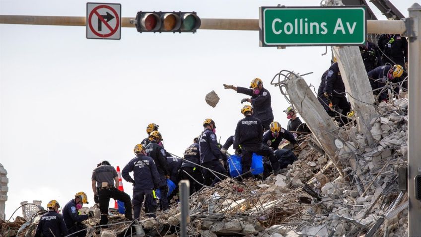 Sube a 86 el número de víctimas mortales por derrumbe de edificio en Miami