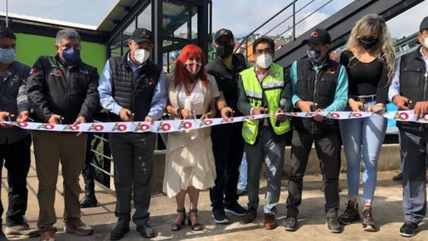 Alberto Esteva y Layda Sansores inauguran elevador inclinado y Centro Curba contras las adiciones en Álvaro Obregón