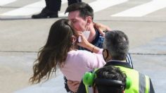 Lionel Messi se reencuentra con Antonella Roccuzzo después de ganar la Copa América 2021