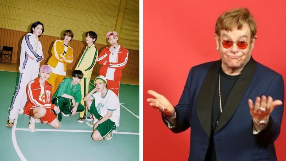 Elton John envió un mensjae a BTS. Foto: Especial