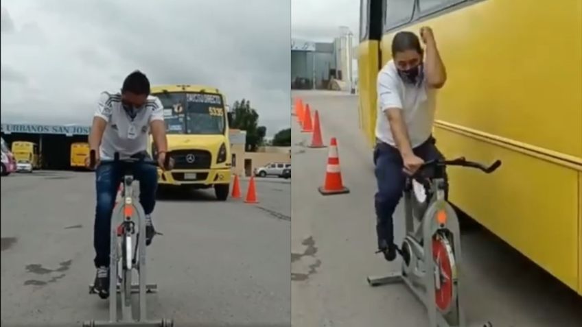 VIDEO VIRAL: Choferes de autobús experimentan lo que siente un ciclista cuando le pasa cerca un camión