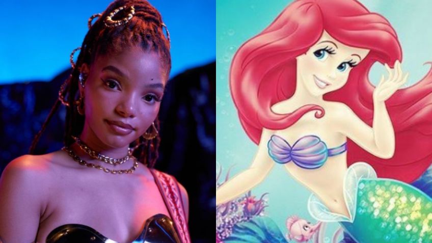 Halle Bailey comparte la primera FOTO como Ariel de “La Sirenita”