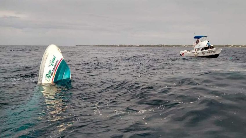 VIDEO: Así se hundió embarcación turística en Cancún; murieron tres personas