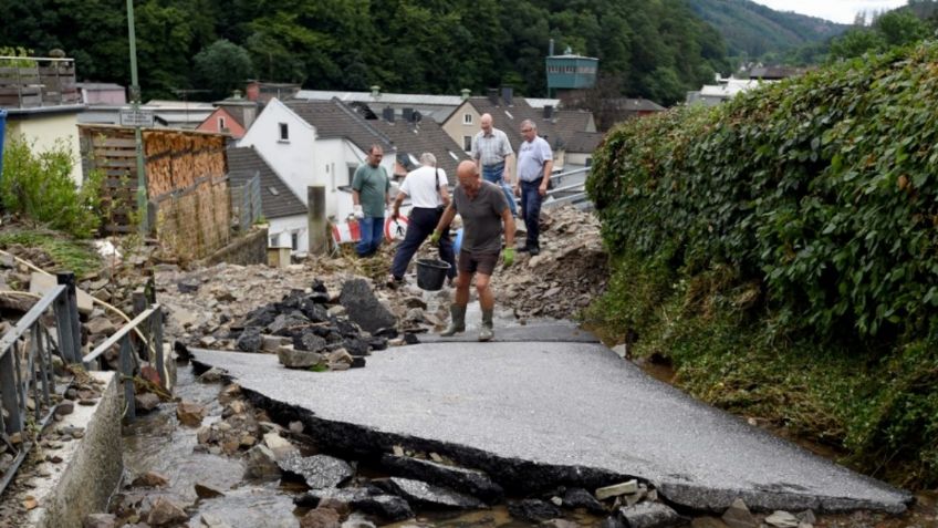 Van más de 40 muertos en Alemania tras fuertes lluvias, inundaciones y derrumbes