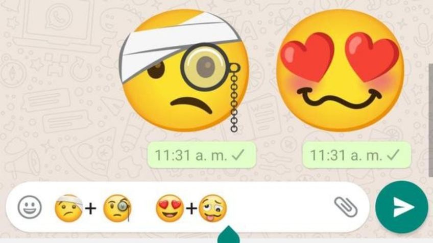 Así puedes crear un nuevo emoji para WhatsApp al combinar dos emoticones