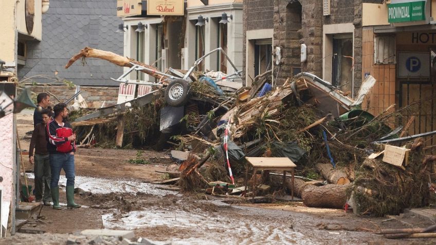 Catástrofe por lluvias en Europa; hay muertos y daños materiales