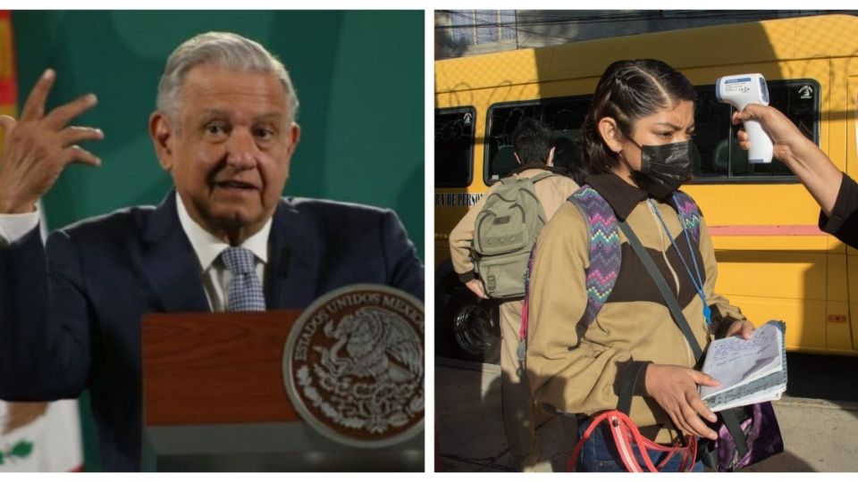 El presidente López Obrador habló sobre el regreso a clases presenciales en México 
FOTO: Yadin Xolalpa