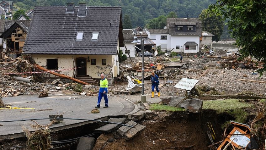 Por fuertes lluvias, Europa en caos por inundación; hay 128 muertos