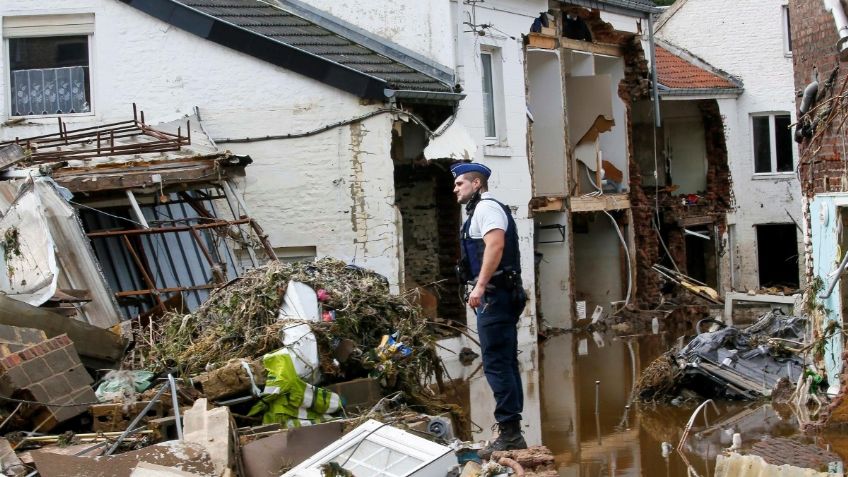 Son más de 150 muertos por inundaciones en Europa; 135 en Alemania