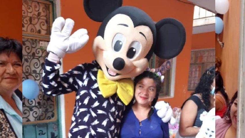 Jamás había tenido un Baby Shower, hizo uno y sus amigas no fueron; pero las redes salieron al rescate y hasta Mickey Mouse llegó