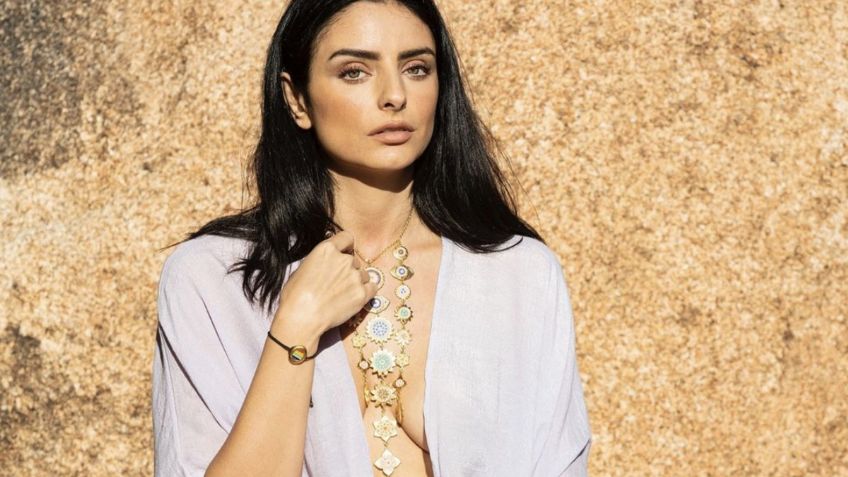 Hermosa: Aislinn Derbez deslumbra con FOTO en blanco y negro para una famosa revista