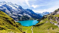 Cambio climático causa lagos en los Alpes Suizos; así deformó el paisaje