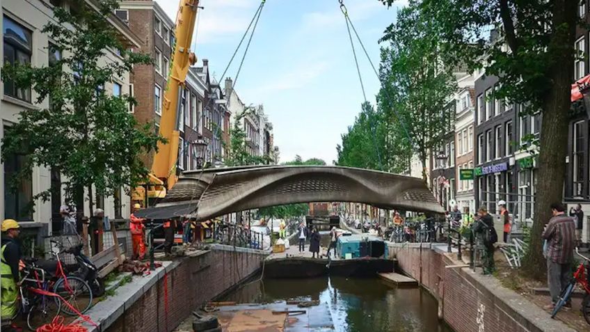 ¡Conoce el primer puente de acero impreso en 3D! | VIDEO