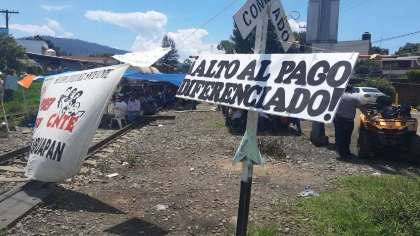 Advierte CNTE en Michoacán que se intensificarán las manifestaciones por el pago de adeudos